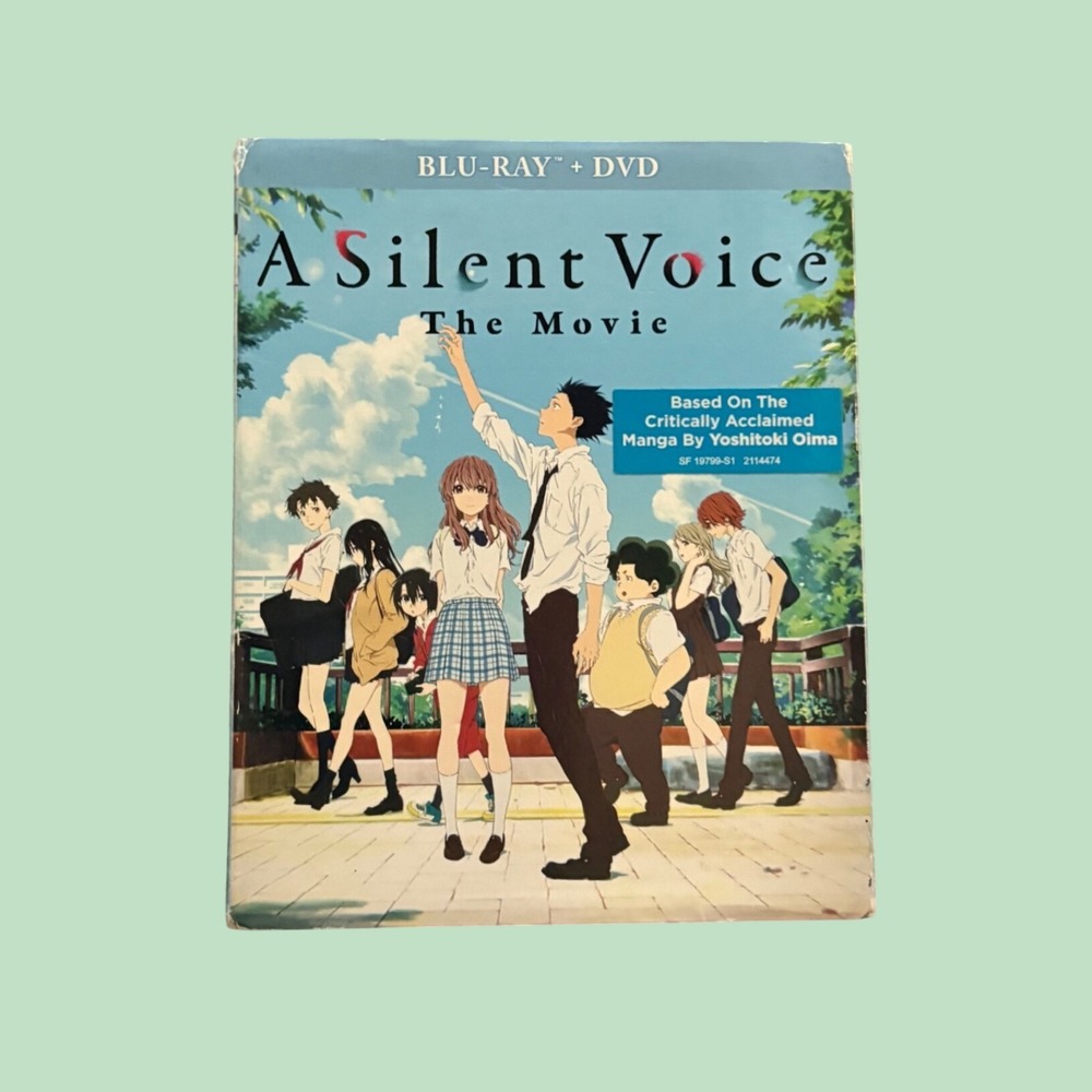 A Silent Voice The Movie Blu-ray DVD Combo Pack Shout Factory Eleven Arts Anime
